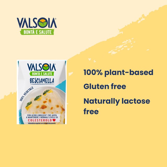Valsoia soya bechamel sauce 200ml (British brand)