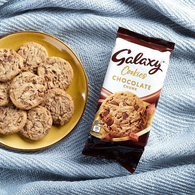 Galaxy chocolate chunk cookies 180g, UK version