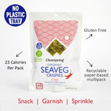 Clearspring organic seaweed crispies chilli 5x4g - British product