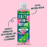 Faith in Nature dragon fruit body wash 400ml - British product
