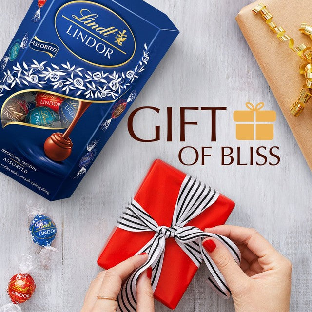 Lindt chocolate truffles Blue assorted - British product