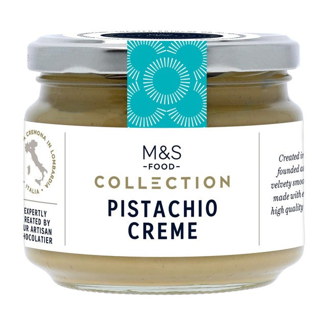 M&S Pistachio Creme spread 220g, imported from the UK
