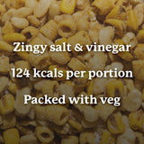 Graze salt and vinegar crunch snack 100g, UK version