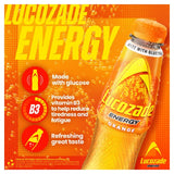 Lucozade Energy Orange Drink 4 x 380ml, imported from the UK