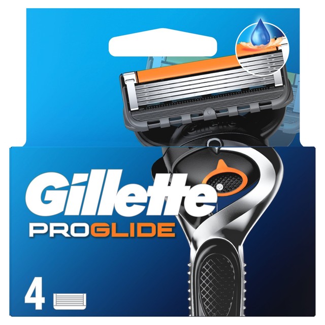 Gillette ProGlide razor blades 4 pack, UK version