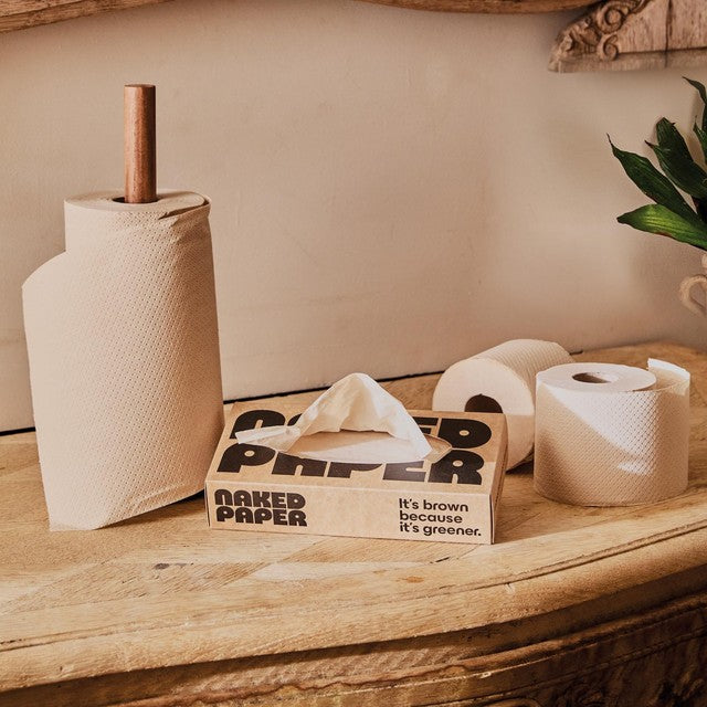 Naked Paper unbleached bamboo toilet paper extra long (British brand)