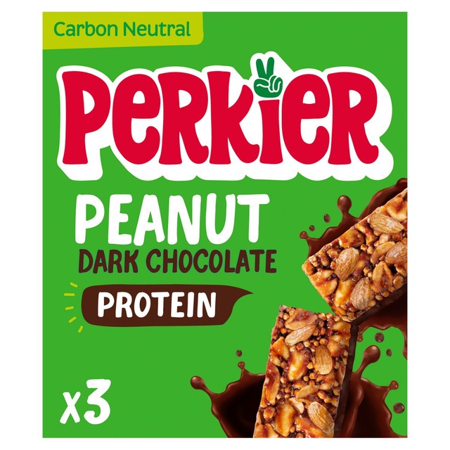 Perkier Peanut Chocolate bar 3x37g, imported from the UK