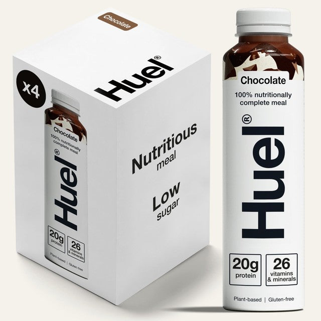 Huel RTD Chocolate meal replacement shake 4 x 500ml, UK version