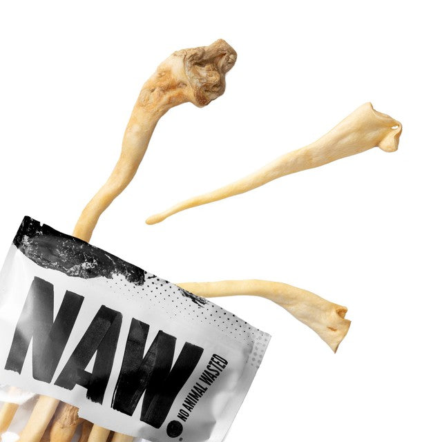 NAW Lamb Tails dog chew 150g, imported from the UK