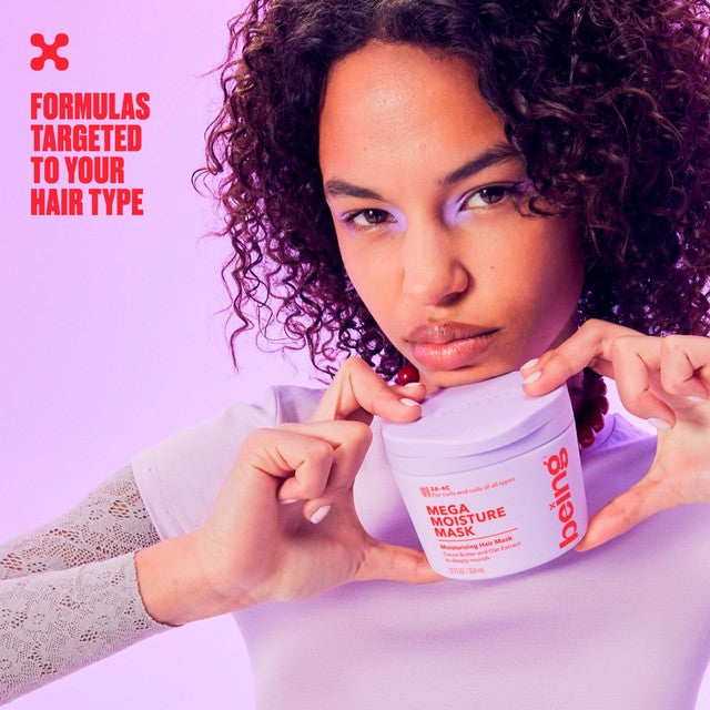 Being MEGA MOISTURE moisturising hair mask (British brand)