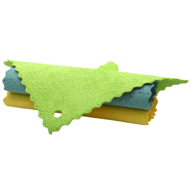 Spontex Magic Effect Microfibre Cleaning Cloths Pack of 3 (British brand)