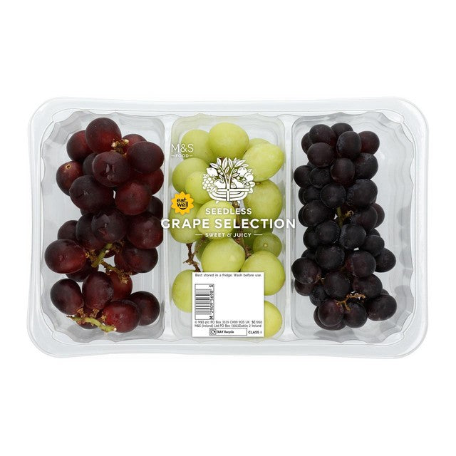 M&S kjernerne druer seleksjon 800g, importert fra Storbritannia