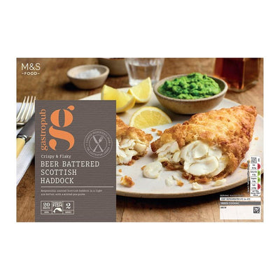 M&S M&S Gastropub Panert Fisk & Erter Hovedrett for To Ferdigrett 640g- Kjøp online hos McGrocer