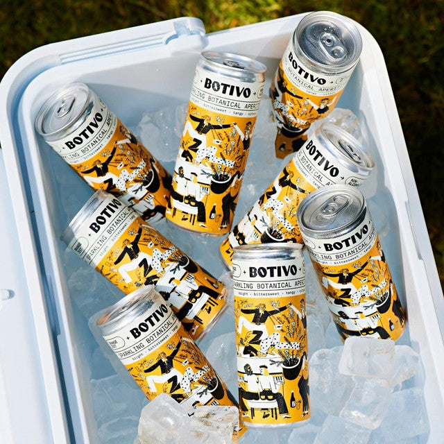 Botivo Sparkling Botanical Aperitivo 250ml can - British product
