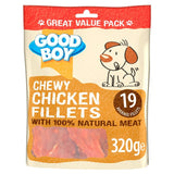 Good Boy chewy chicken fillets dog treats - British product