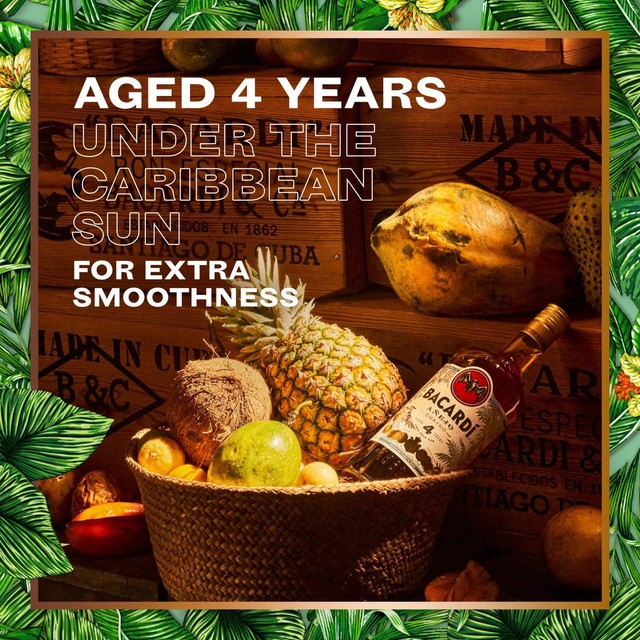 Bacardi Añejo 4 Year Old rum 70cl - British product