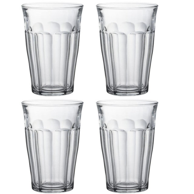 Duralex Picardie Clear tumbler set 360ml, imported from the UK