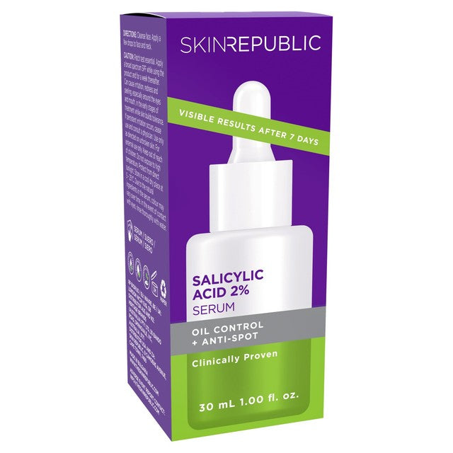 Skin Republic Salicylic Acid 2% Serum 30ml (British brand)