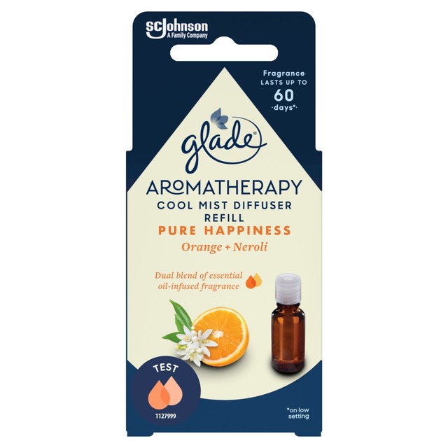 Glade Pure Happiness aromatherapy diffuser refill 17ml, UK version