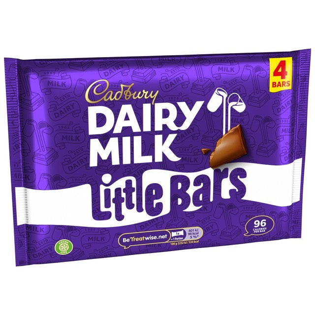 Cadbury Dairy Milk little bars multipack 6 x 18g - British product