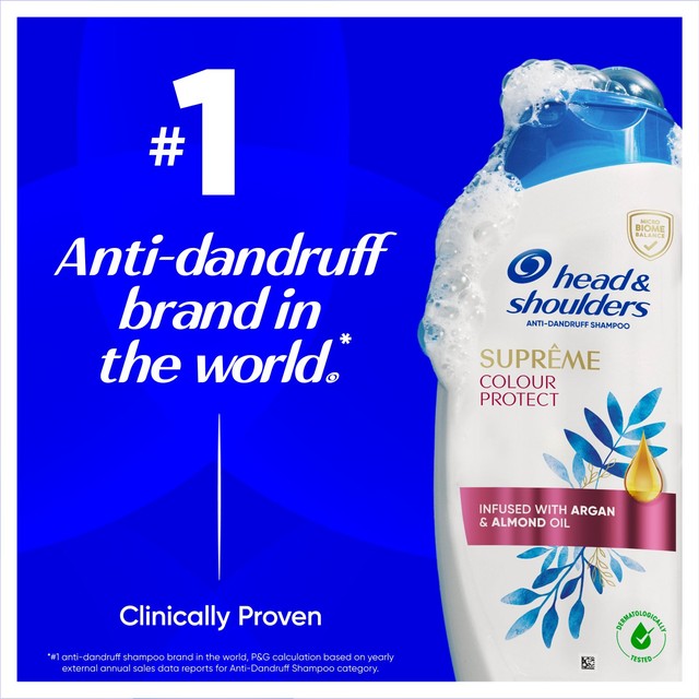 Head & Shoulders Supreme Colour Protect shampoo 400ml, UK version
