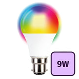 TCP LED colour changing bulb B22 9W remote controlled (British brand)
