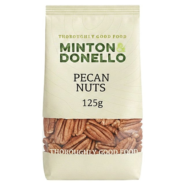 Minton & Donello pecan halves 125g, imported from the UK