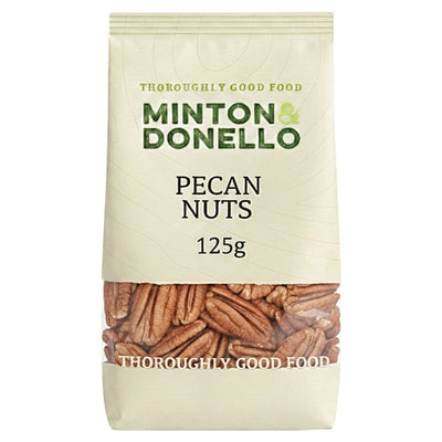 M&S Minton & Donello Pecan Halves Pecan Nuts 125g- Buy online at McGrocer