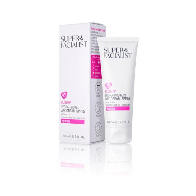 Super Facialist Rose Hydrating Day Cream 75ml (British brand)