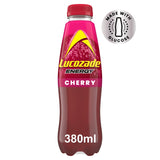 Lucozade Energy Cherry 4x380ml energy drink, imported from the UK