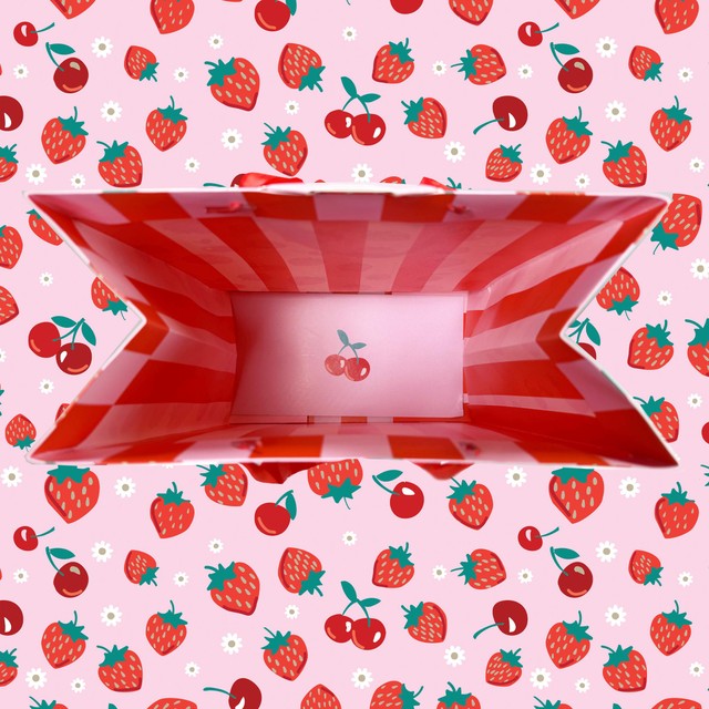 Deva Large Cherry Berry gift bag, UK version