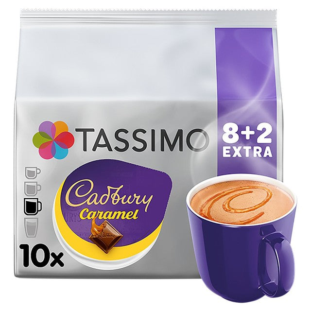 Cadbury caramel hot chocolate pods 10 pack (British brand)
