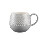Mason Cash Grey Impressions Mug 350ml, imported from the UK