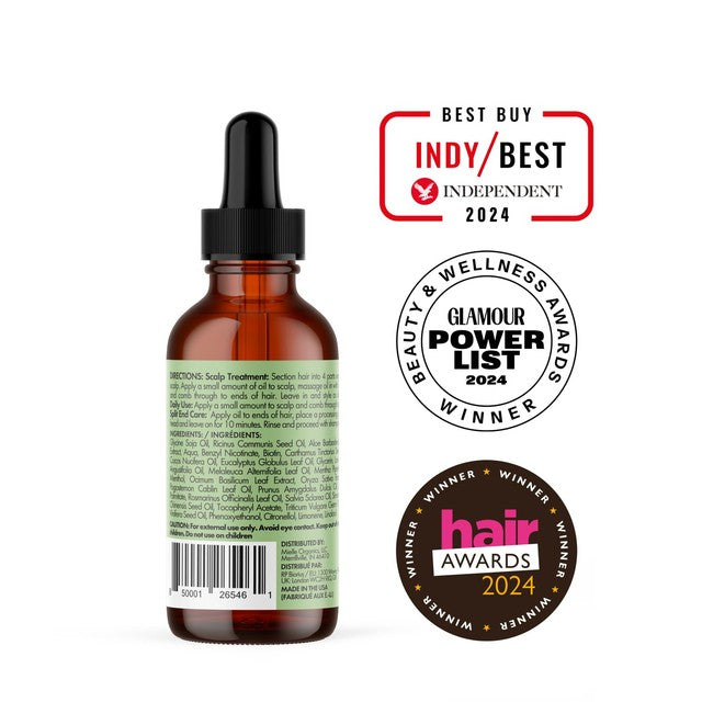 Mielle Rosemary Mint hair oil 59ml, imported from the UK