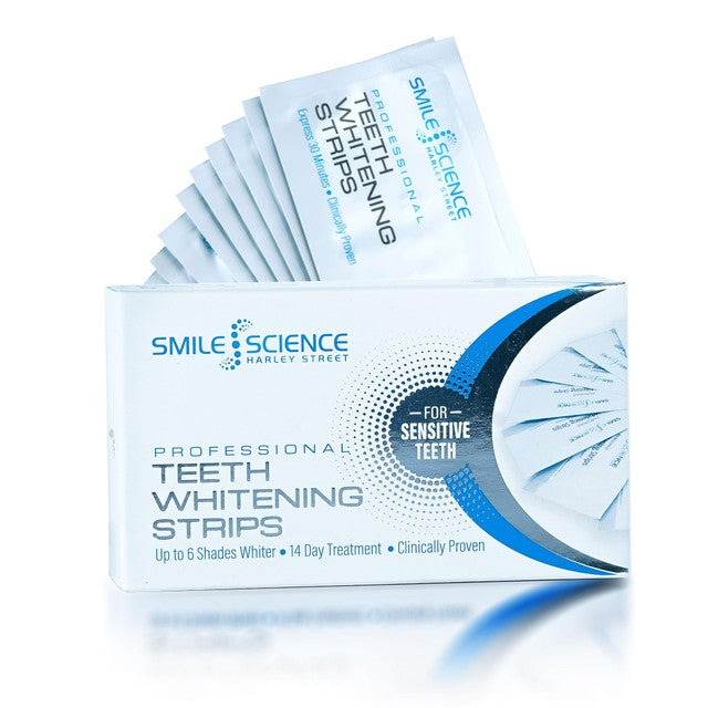 Smile Science professional teeth whitening strips 28 strips (British brand)