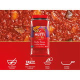 Mutti tomato and grilled vegetable pasta sauce no added sugar 400g, imported from the UK