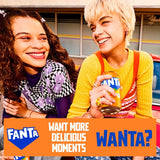 Fanta Orange sparkling drink can (British brand)