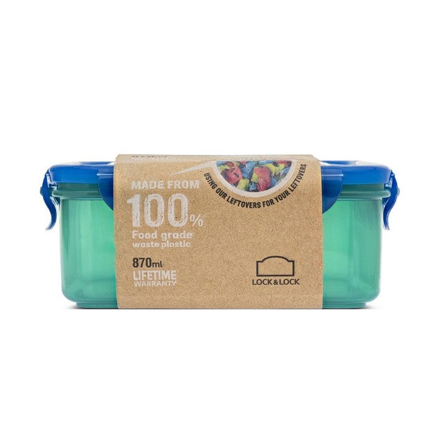 LocknLock Eco Square food storage container 870ml, UK version
