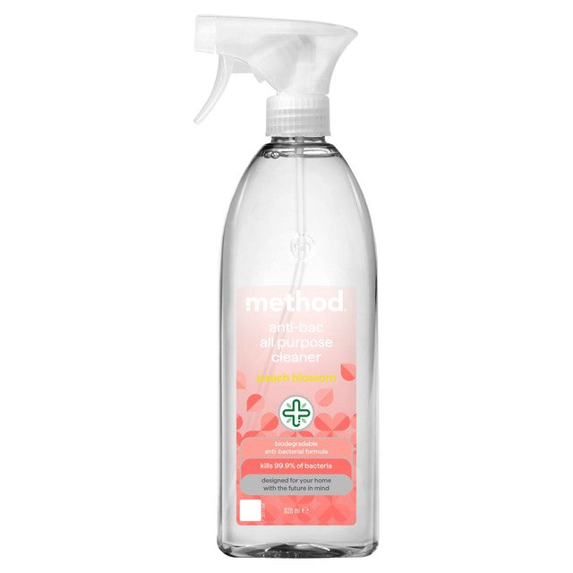 Method antibacterial all purpose cleaner Peach Blossom 828ml, imported from the UK