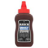 Red's Unholy BBQ Sauce 320g, imported from the UK