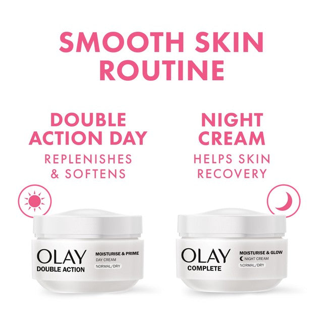 Olay Double Action Normal/Dry Day Cream 50ml, imported from the UK