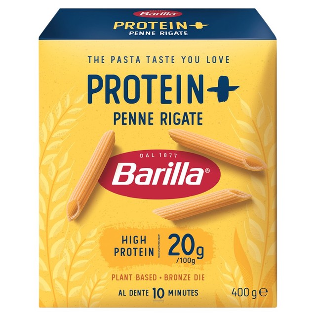 Barilla Penne Rigate Protein Plus pasta 400g - British product