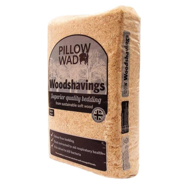 Pillow Wad wood shavings pet bedding medium 3.6kg, imported from the UK