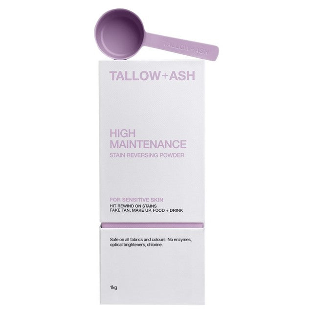 Tallow + Ash High Maintenance stain remover powder, UK version