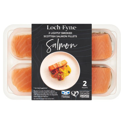 M&S Loch Fyne 2 فيليه سلمون اسكتلندي مدخن خفيف 240 جرام- تسوق عبر الإنترنت على McGrocer