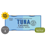 M&S tuna chunks in spring water 4 x 160g, imported from the UK