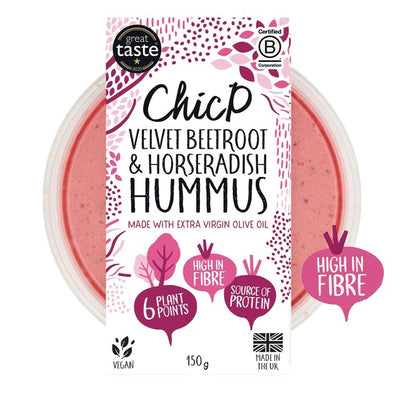 Dip houmous velouté à la betterave et au raifort ChicP 150g