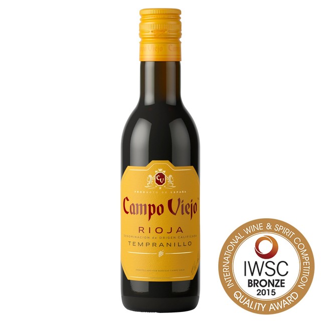 Campo Viejo Rioja Tempranillo red wine 187ml - British product