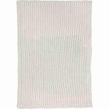 M&S ribbed knitted throw ecru rectangle - British product