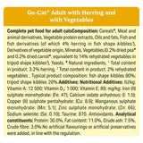 Go-Cat herring with vegetables dry cat food 2kg, UK version